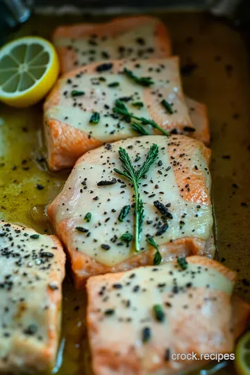 Oven-Baked Salmon with Lemon Herb Butter presentation