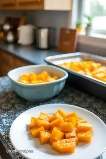Oven-Roasted Butternut Squash with Honey and Thyme steps
