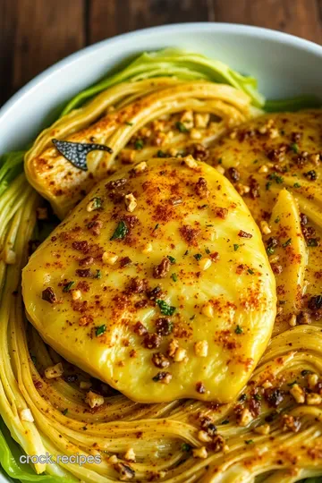Oven-Roasted Cabbage Steaks: A Savory Delight! presentation