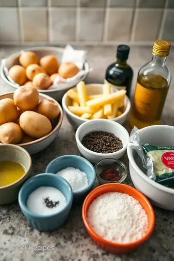 Perfect Oven-Baked French Fries ingredients