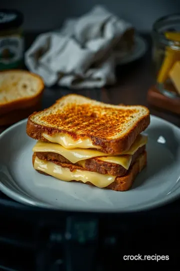 Perfectly Crispy Air Fryer Grilled Cheese presentation