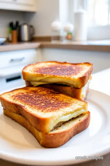 Perfectly Crispy Air Fryer Grilled Cheese steps