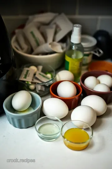 Perfectly Peeled Air Fryer Hard Boiled Eggs: A Foolproof Method ingredients