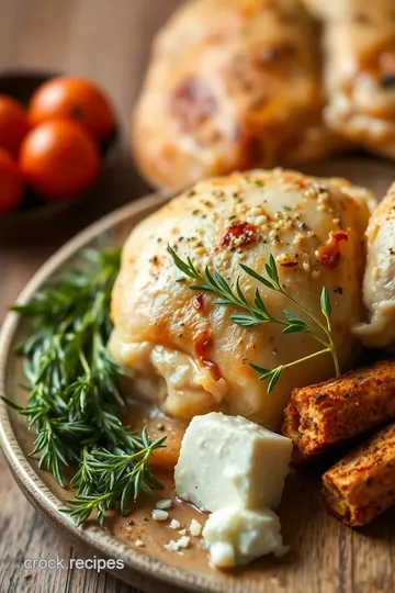 Herby Cheese Roast Chicken & Baked Tomatoes ingredients