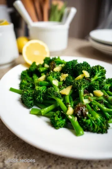 Sautéed Broccolini with Garlic and Lemon steps
