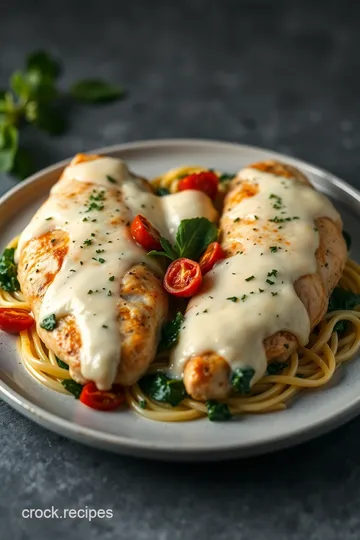 Savory Chicken Saddles with Herb Cream Sauce presentation