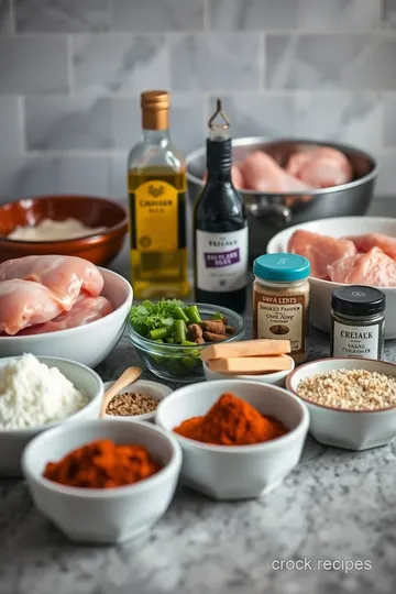 Savory Chicken Wallpaper ingredients