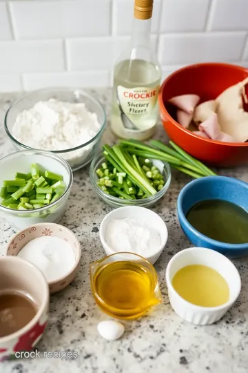 Savory Chinese Scallion Pancakes ingredients