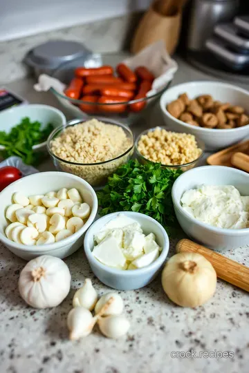 Savory Sausage-Stuffed Mushrooms ingredients