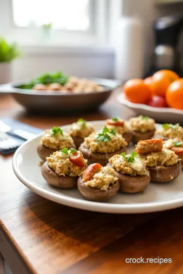 Savory Sausage-Stuffed Mushrooms steps