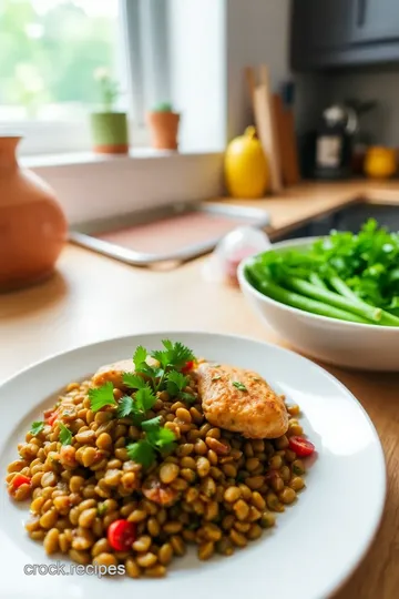 Schmaltzy Lentils with Chicken Olives & Lemon steps