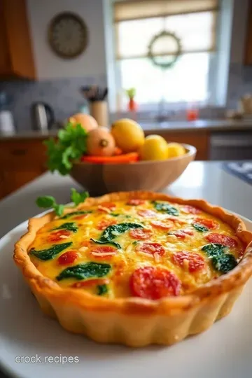 Simple Crustless Quiche Recipe steps