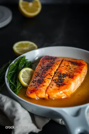 Sizzle & Serve: Perfect Pan-Seared Salmon Fillets presentation