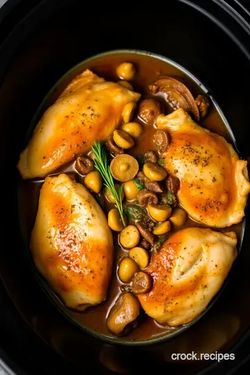 Slow-Cooked Chicken Marsala: A Cozy Italian Classic presentation