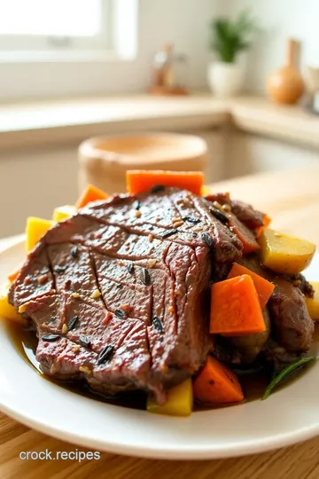 Slow-Cooked Elk Roast in a Crock Pot steps