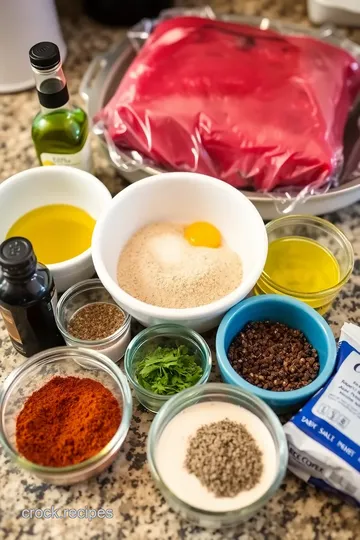 Slow Cooker Kroger Roast ingredients