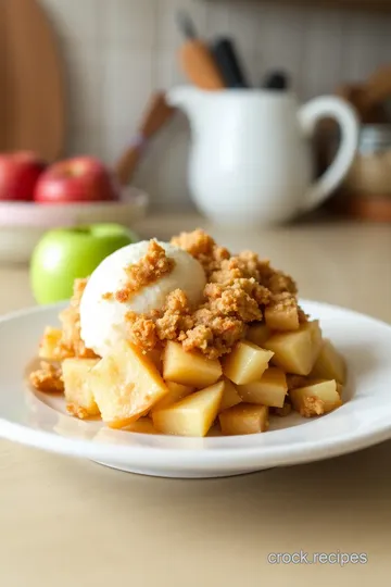 Spiced Apple Crisp steps