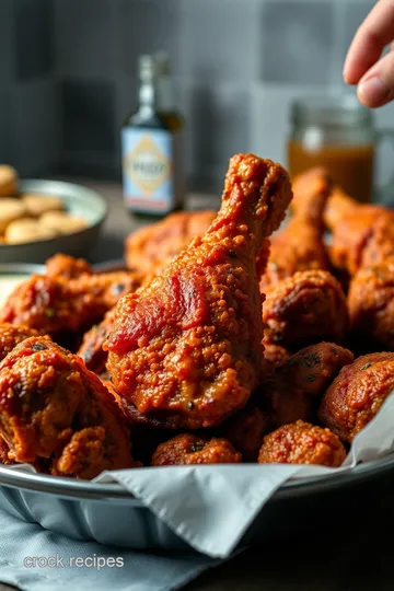 Spicy Nashville-Style Hot Chicken with a Sweet Twist presentation