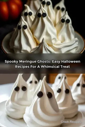 Spooky Meringue Ghosts: Easy Halloween Recipes for a Whimsical Treat
