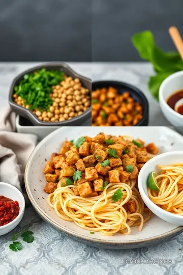 Tempeh Pad Thai steps