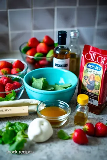 Strawberry Balsamic Bliss: A Refreshing Spinach Salad Dressing ingredients
