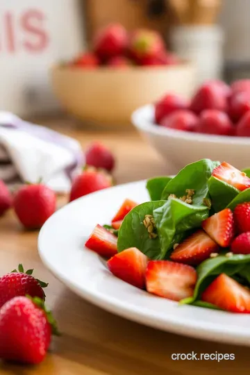 Strawberry Balsamic Bliss: A Refreshing Spinach Salad Dressing steps