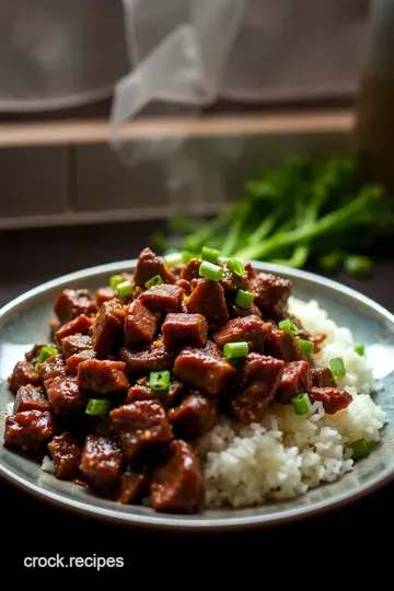 Sweet and Savory Korean Beef Bulgogi presentation
