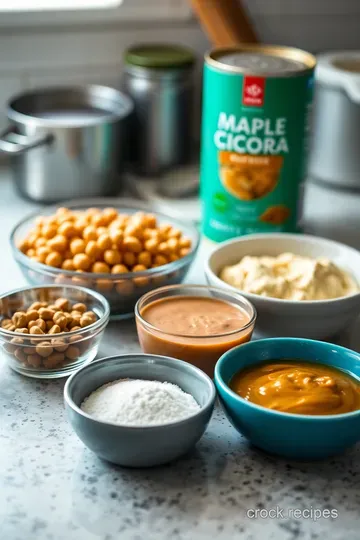 Sweet & Nutty Chickpea Cookie Dough ingredients