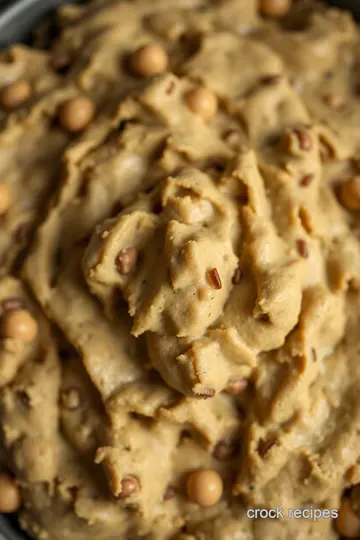 Sweet & Nutty Chickpea Cookie Dough presentation
