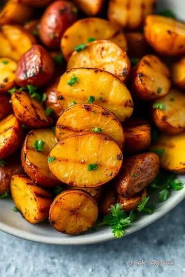 Ultimate Grilled Potatoes: Crispy Smoky Perfection presentation