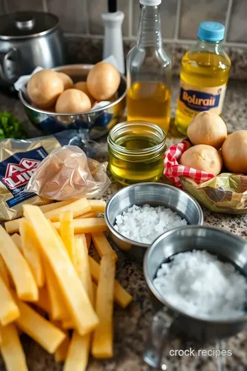 Ultimate Homemade Crispy Fries ingredients