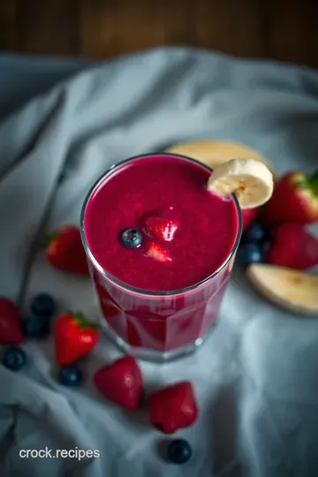 Vibrant Beet & Berry Smoothie: A Wholesome Morning Boost presentation