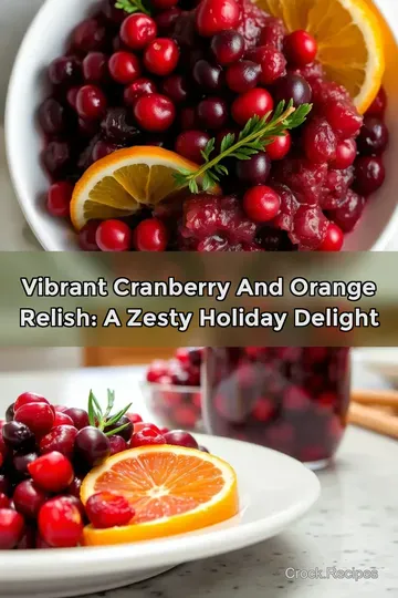 Vibrant Cranberry and Orange Relish: A Zesty Holiday Delight
