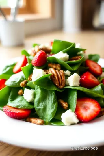 Vibrant Spinach Strawberry and Pecan Salad with Honey Balsamic Dressing steps