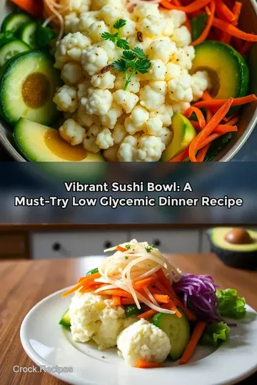 Vibrant Sushi Bowl: A Must-Try Low Glycemic Dinner Recipe