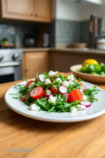 Zesty Arugula Salad with Lemon Vinaigrette steps