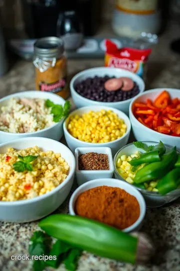 Zesty Chicken Mexican Casserole Delight ingredients