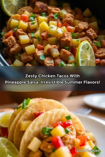 Zesty Chicken Tacos with Pineapple Salsa: Irresistible Summer Flavors!