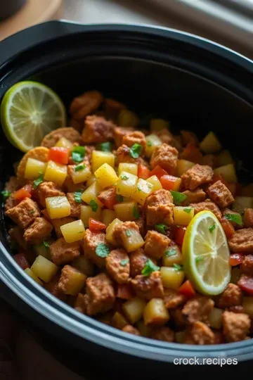 Zesty Summer Chicken Tacos with Pineapple Salsa presentation