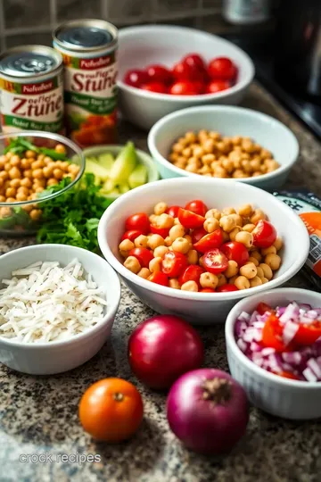 Zesty Tuna Salad with Chickpeas ingredients