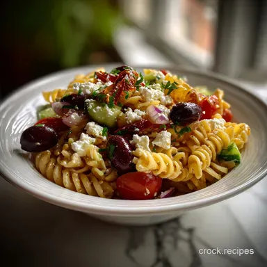 Greek Pasta Salad: The Ultimate 20-Minute Recipe Recipe Card