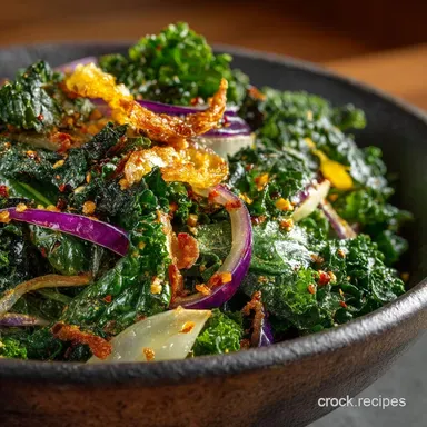 The Warm Sautéed Kale Salad Recipe That Finally Makes Kale Tender Recipe Card