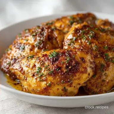 Garlic Chicken Thighs in 25 Minutes