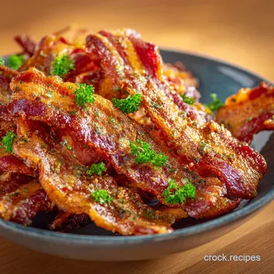 Air Fryer Bacon: Crispy, No-Mess Method (Time and Temp Guide) Recipe Card
