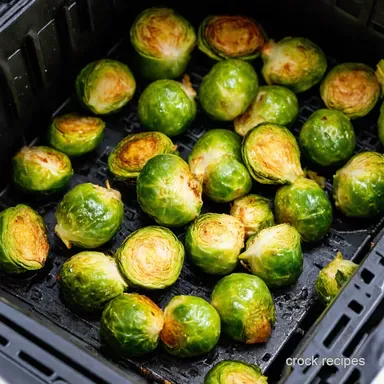 Air Fryer How to Cook Brussel Sprouts Crispy Perfection Recipe Card