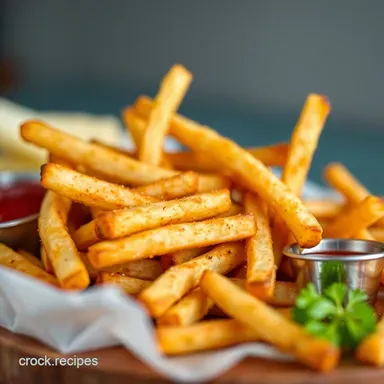 Air Fry French Fries Frozen: Crispy Pub Fries at Home! Recipe Card