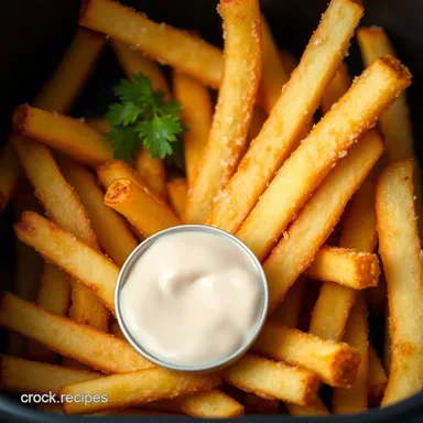 Air Fryer Frozen Fries: Get Crispy Perfection! | How To Recipe Card