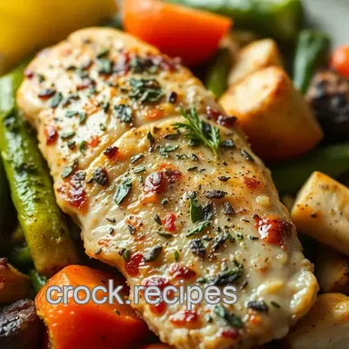 Healthy Air Fryer Recipes: Lemon Herb Chicken & Veggies! Recipe Card
