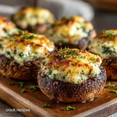 Air Fryer Stuffed Mushrooms Stuffed 5 Secrets to Perfection Recipe Card