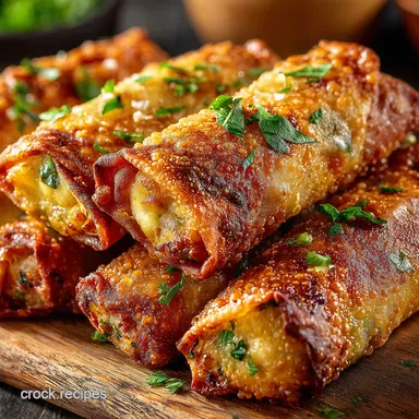 Crispy 15 Minute Air Fryer Veggie Egg Rolls So Easy Recipe Card